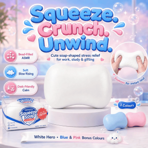 Crunchy White Soap Squishy